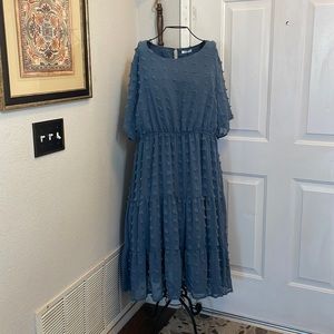 Hold for @downeygirl. NWT In'Voland  Womens Plus Size Dot Dress